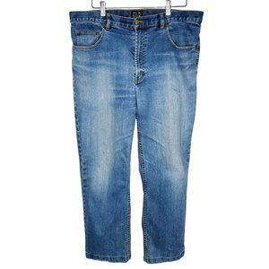 JoS A. Bank Traveler's Collection Men's Blue Jeans 36x34 Casual Straight Leg